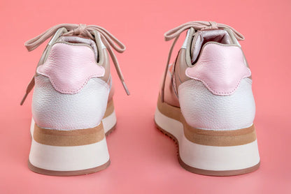 ANTONINA ROSA - zapatilla de cuero para mujer