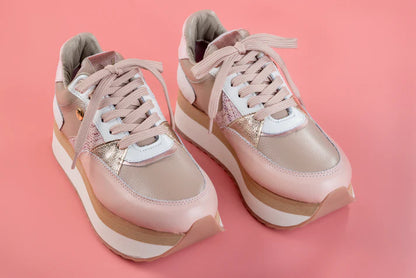 ANTONINA ROSA - zapatilla de cuero para mujer