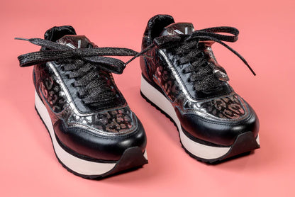 ANTONELA NEGRO - zapatilla de cuero para mujer