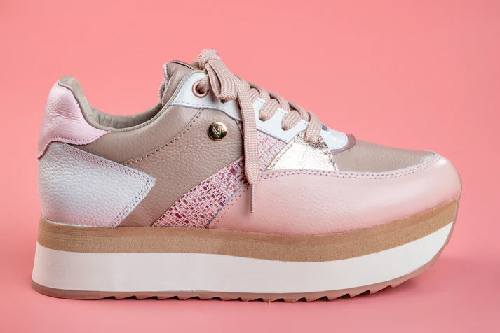 ANTONINA ROSA - zapatilla de cuero para mujer