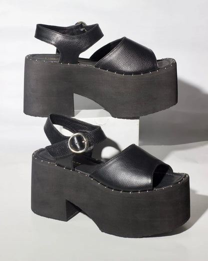 FLORA  -  Sandalias en cuero para mujer