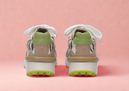 MARIANELLA NEGRO - zapatilla de cuero para mujer.