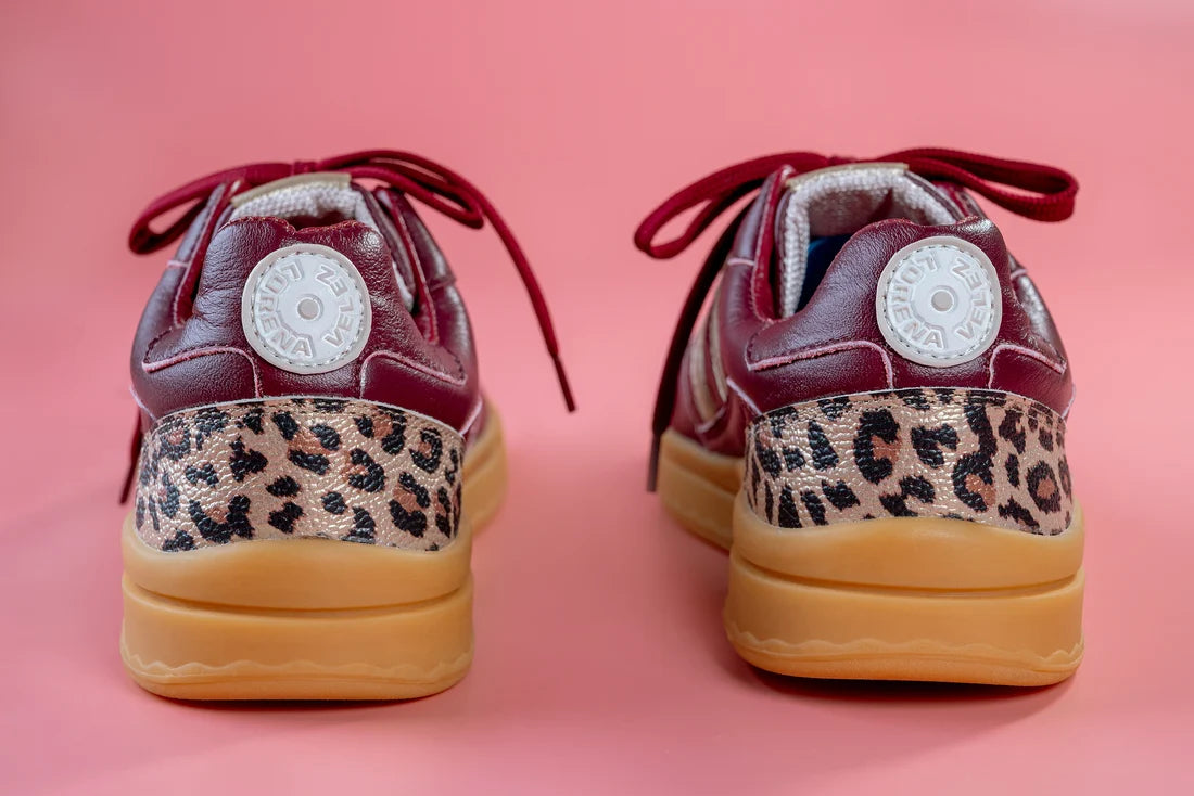 ORIANA VINO  -  Zapatillas en cuero para mujer