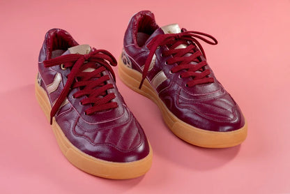 ORIANA VINO  -  Zapatillas en cuero para mujer