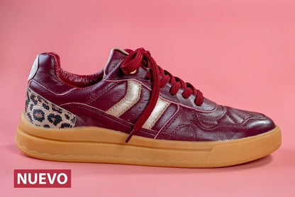 ORIANA VINO  -  Zapatillas en cuero para mujer